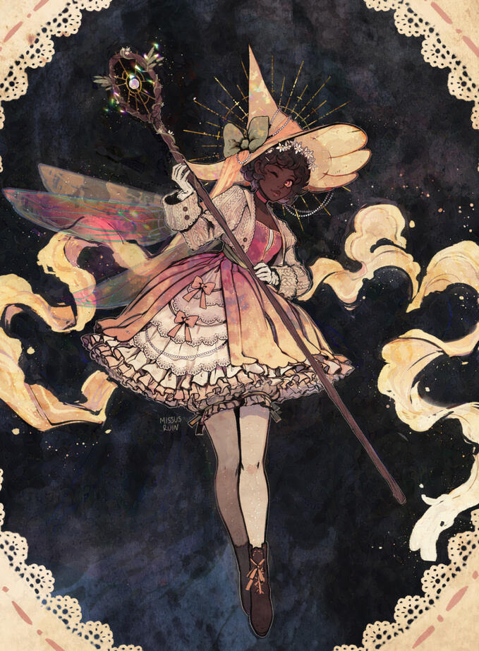 dawn orange- blossoms dappled light