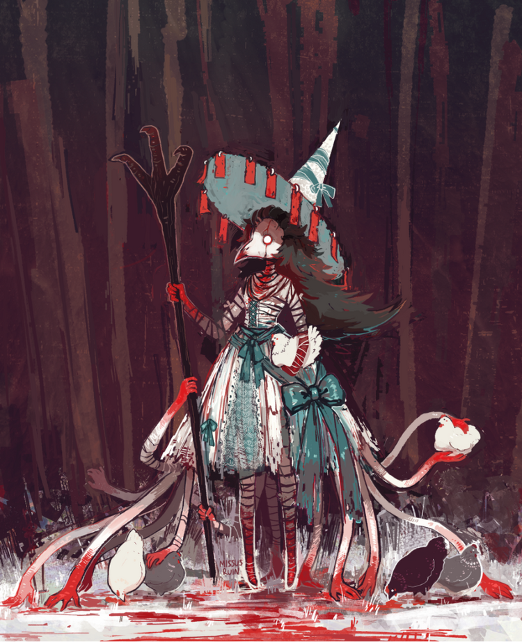 horror chicken